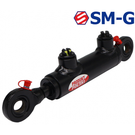 POLSKI CIENKI SIŁOWNIK HYDRAULICZNY 25x16 SKOK 50 L= 217 mm SKRAW-MET